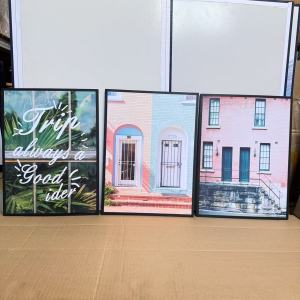 ภาพศิลปะ รูปแขวนผนัง ตกแต่งบ้าน ติดผนังสวยๆ แนวสดใส ธรรมชาติ พร้อมส่ง