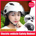 Motorcycle Helmet Scooter Open Face Half Baseball Cap UV Resistant Hard Hat Safety Helmet Multi-Color Scooter. 