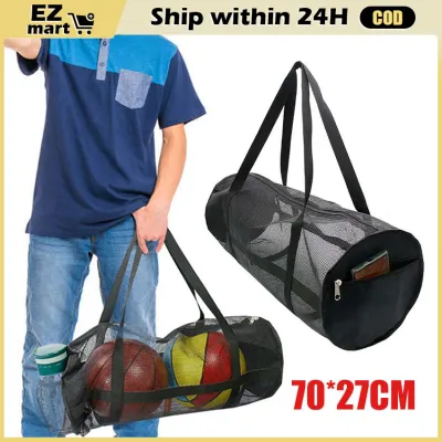 Multifunctional Mesh Dive Bag Dive Gear Scuba Mesh Bag With Zipper Foldable Beach Bags Adjustable Strap Snorkeling Equipment Storage Bag for Sport Surfing Swiming Scuba Diving