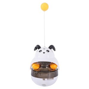 XINLANYASHE Interactive Cat Toy with LED Light and Automatic Ball Launcher