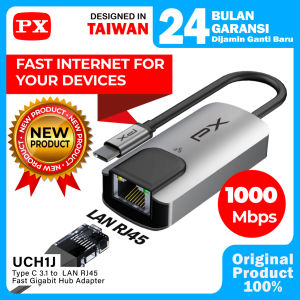 USB Type C 3.1 Hub Converter Adapter to LAN Ethernet RJ45 Network 1000 Mbps Macbook Pro Lenovo Asus Thunderbolt 3 Smartphone Andorid Ipad PX UCH1J