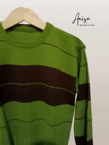 SUJI KNIT CROP SWEATER RAJUT BY ANISAZAHRA
