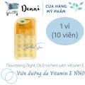 Vĩ 10 viên NNO dưỡng da, Vitamin E Mega We Care NNO Nourishing Night Oil. 