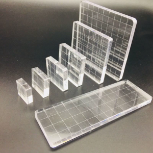 7 cái/Bộ Acrylic trong suốt khối thủ công tự làm con dấu lưu bút ảnh Album miếng dán trang trí