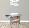 Booth Portable Bisa Di Lipat Dengan Tambahan Meja Kanan Kiri - Total Panjang 140 cm Super Jumbo Harga Murah (Booth Portable / Booth Lipat / Gerobak Lipat / Meja Lipat Jualan). 