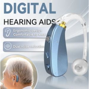 BTE deaf hearing aid wireless invisible rechargeable ear back hearing device wireless amplifier elderly assisted hearing tube hearing aid