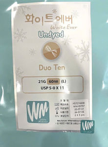 Chỉ thẩm mỹ - Chỉ White Duoten làm đầy xóa nhăn rãnh mũi má 1 gói 6 sợi