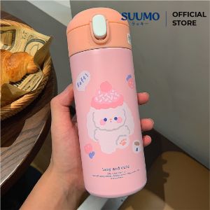 Suumo Botol Minum Termos Snless Steel/Tumbler Karakter Lucu 380ml