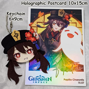 Genshin Impact Keychain Genshin Impact Merch Genshin Keychain Handmade Genshin Childe Zhongli Hutao Xiao Raiden Ayato