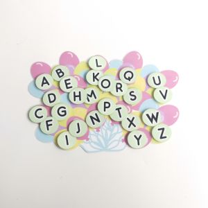 Busy Page Mengenal Huruf Alfabet Aktifitas Anak Mainan Montessori Busy Book Busy Board Pretend Play Worksheet PAUD Edukasi Puzzle Mainan Tempel Anak Balon Abjad Alfabet
