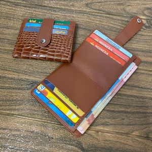 DOMPET LIPAT DOMPET WANITA PRIA ORIGINAL REALPIC CROCO LEATHER RN92