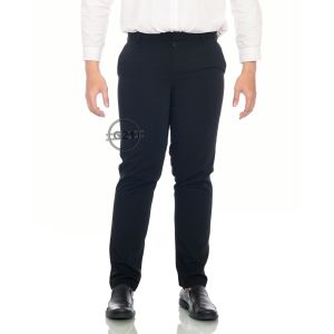 Celana Bahan Hitam Kerja Pria Panjang Formal Kantor Model Slim Fit Slimfit Celana Hitam Kantor Formal Pria Standar Dan Jumbo Big Size 02