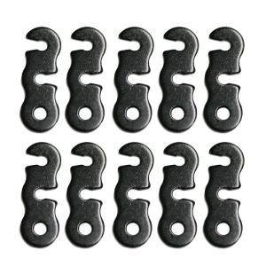 10 cái Bộ căng dây Bộ điều chỉnh dây cáp chống trượt cho ba lô du lịch đi bộ cắm trại dã ngoại