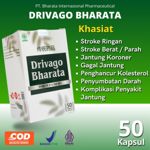 Drivago Bharata Obat Herbal Stroke Ringan Stroke Berat Jantung Koroner 100% Asli