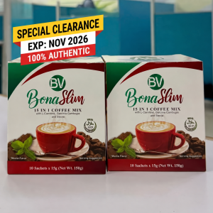 BONASLIM 15-in-1 Coffee | B1T1 | Clearance Sale | Expiry Nov 2026