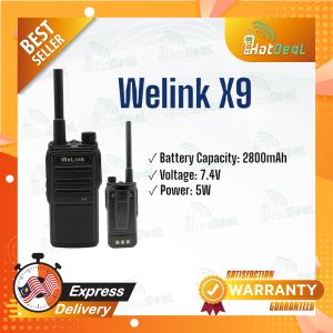 Walkie Talkie Welink x9 powerful (1 year warranty)