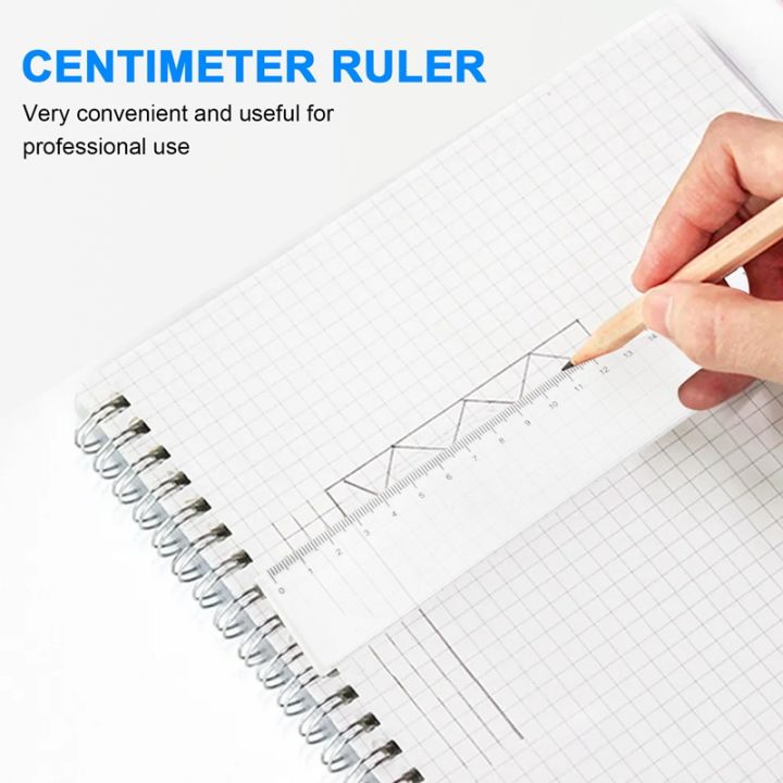 Long Centimeter Ruler (BUZN) 50cm Clear Plastic Measuring Long Straight Centimeter Ruler ...