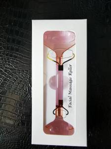 Metal Manual Dual Head Jade Roller Beauty Salon Massager Face Relaxation Massager Slim Face Lift Scraping