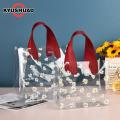 KYUSHUAD  Túi Tote Trong Suốt PVC Bao Bì Quà Tặng Túi Nhựa Cầm Tay. 