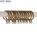 OOC 5 Colors Heavy Duty Practical Metal Curtain Rings For Curtains Rods Hanging Hooks Roman circle. 