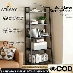 Trapezoidal Shelf Metal Multi-layer storage rack LERBERG Style Suitable for living room bedroom