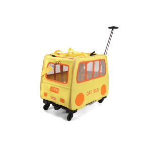 Smart Pets Breathable Portable Large-Capacity Dual-Purpose Detachable Foldable Portable Travel Pet Trolley Bag