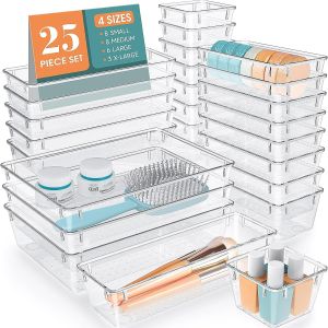Desk box container Storage box Transparent acrylic storage box Countertop storage container