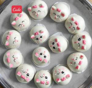 Bánh bao tạo hình các loại nhân ngọt - mèo quý tộc ( 1 set 13 cái ) nhận đặt theo yêu cầu của khách