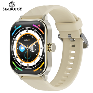 Simbojoy SmartWatch New IP67 Waterproof 2.01-inch Curved IPS Screen |Bluetooth Call Running Pace Custom Wallpaper Smartwatch Health Monitoring