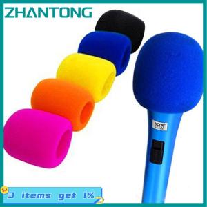 ZHANTONG Đầy màu sắc cầm tay sân khấu Microphone kính chắn gió bọt xốp Karaoke âm thanh Bìa