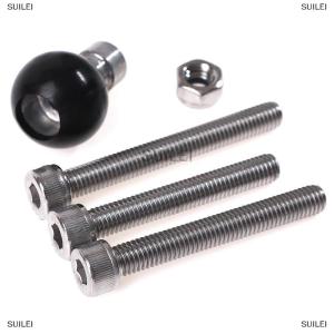 [COD] SUILEI Motorcycle Handlebar Clamp Base 1 inch 25mm Ball with M8 Screws for Ram Mount
