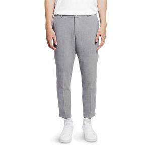 Kasual Celana Pearl Grey Smart Waist Ankle Pant