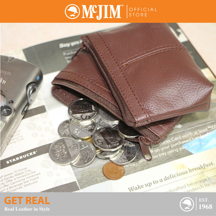 MJ by McJim Leather Coin purse Lazada PH