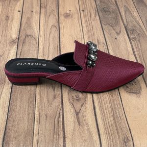 Slop Slip on Sepatu Wanita  Aksesoris Permata CH50