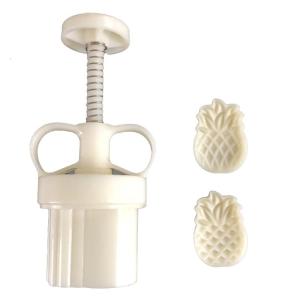 Pineapple Mooncake Mold 25/125g Mould Cutter Hand Pressure Baking Gadget for DIY Dessert Cutter Pastry Decoration Tool