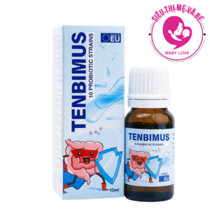 Men vi sinh 10 chủng Tenbimus cho bé hỗ trợ giảm rối loạn tiêu hoá phân sống chai 10ml