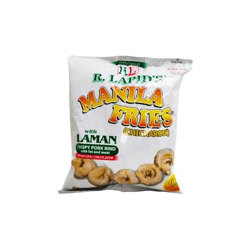 R. Lapid's Manila Fries Chicharon with Laman (110g) | Lazada PH