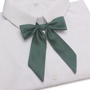 D5JKY Elegant Solid Business School Uniform Wedding JK Students Bow Tie Necktie Women Bow Tie Korean Style Cravat