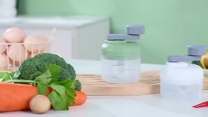 3 Speeds Kitchen Manual Garlic Chopper Hand Crank Press Crusher Vegetable Grinder Chili Onion Cutter Masher Multi-Function Kitchen Cooking Tools 100 ML / 250 ML-152c4c8b