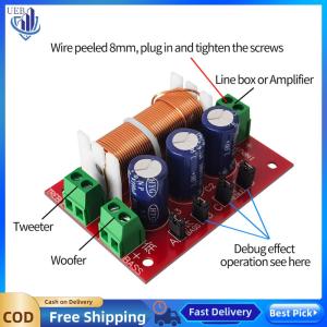 [Ueb Wholesale Center]YLY-2088 2 Way Crossover Filters Module Full Range Treble Bass HiFi Speaker Modification Upgrade Board Welding Free