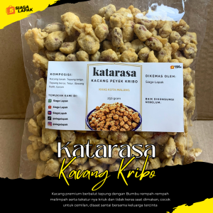 Kacang Telor Medan Kribo Disco 250gr Cap Katarasa Telur Keriting