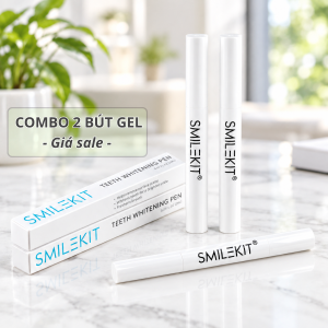 Máy Làm Trắng Răng SMILEKIT S5 Tặng 4 Bút Gel Làm Trắng Răng Máy Tẩy Trắng Răng Tại Nhà Bảo Hành 12 Tháng