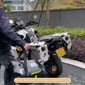 Motorcycle Waterproof TailBag Travel Outdoor Dry Luggage Roll Pack Bag 20/66/100L Motorbike Luggage Backpack Motorcycle Seat Bag