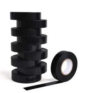 10Rolls 10M Black Electrical Tape Multi-Pack Electric Tape Insulation Tape Professional Grade for Repairing Electrical Wires Protection