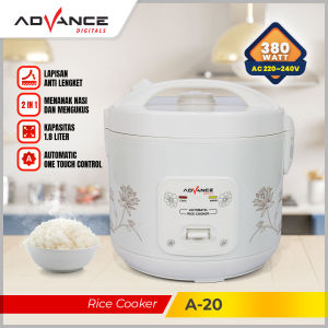 Advance A-20 Magic Com Rice Cooker 1.8 Liter Penanak Nasi Multifungsi 3 in 1 Anti Lengket