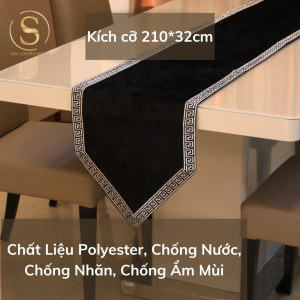 Khăn Trải Bàn Sang Trọng Table Runner Ravena Cao Cấp Chính Hãng Phong Cách Châu Âu