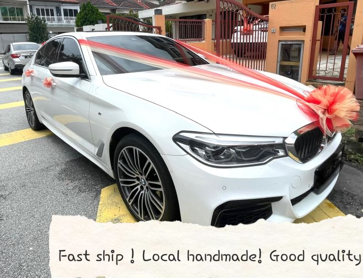 Wedding Car Decoration & Bridal Car Decoration set with step by step ...