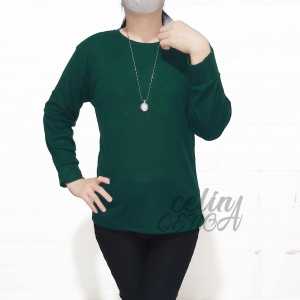 kaos lengan panjang wanita atasan kaos wanita t shirt