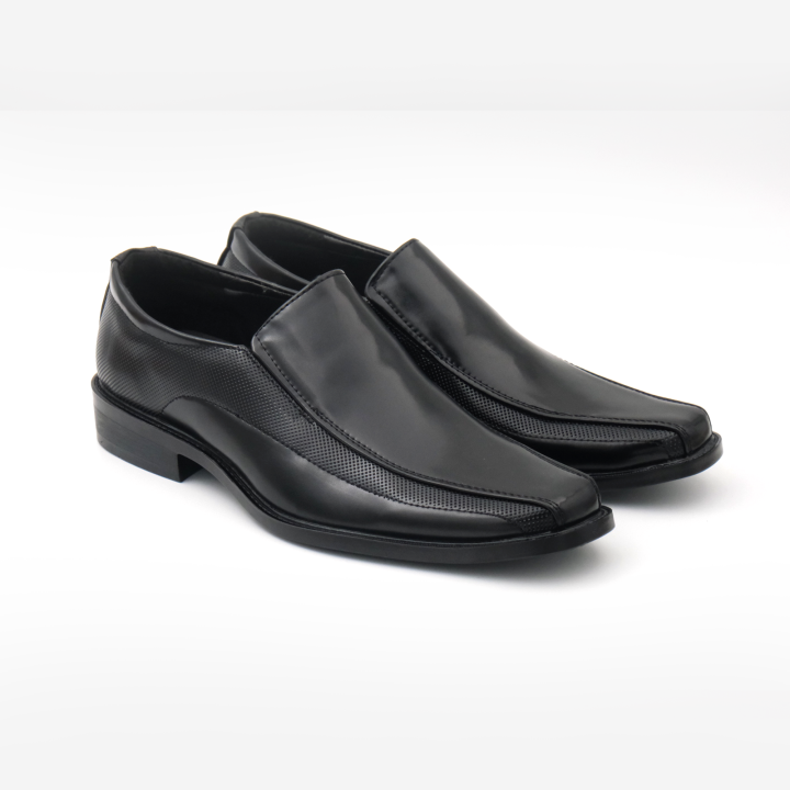 mens black dress shoes amazon Amazon.com | FRASOICUS Men 's Dress Shoes Genuine Leather Monk Strap Wingtip Formal Shoes Slip-On Loafer 7 Black