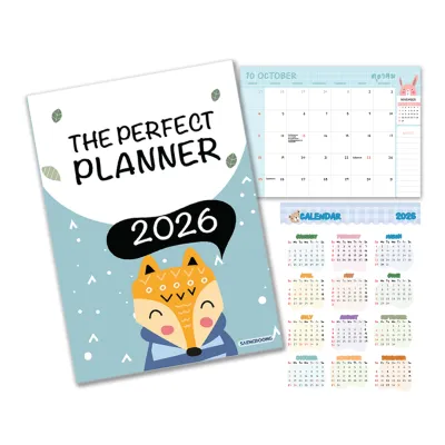 Saengroong สมุดไดอารี่ Planner 2026 ขนาด A5 แพลนเนอร์แบบมีปฏิทิน / เล่ม